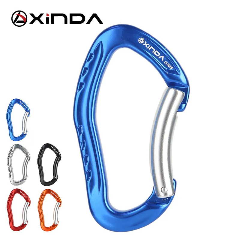 XINDA Professional Quality 22KN Rock Climbing Bent Quickdraw Spring-loaded Gate Buckle Aluminum Carabiner Outdoor Kits
XINDA Professional Quality 22KN Rock Climbing Bent Quickdraw Spring-loaded Gate Buckle Aluminum Carabiner Outdoor Kits