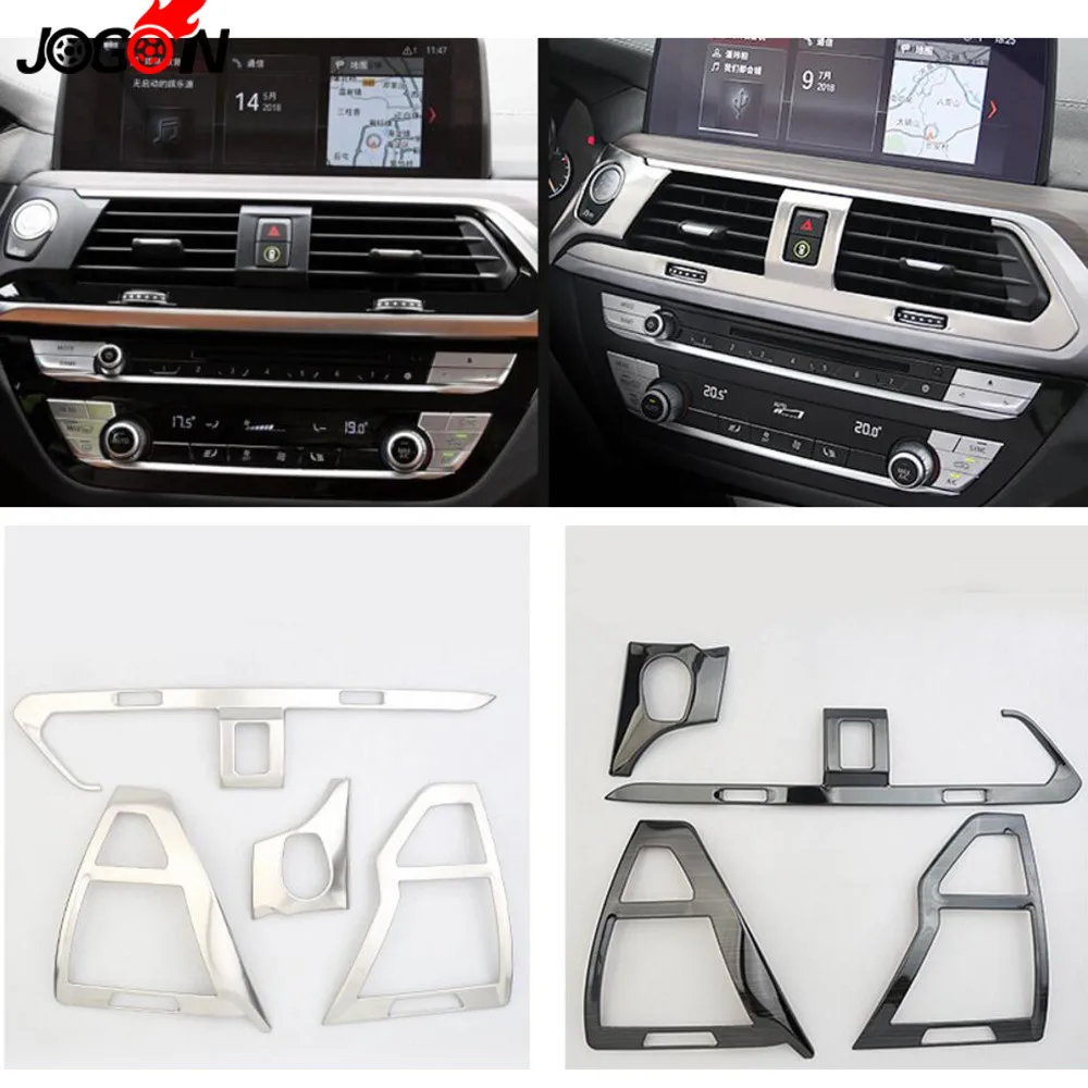 4pcs stainless steel Central Console Control Air Condition Switch Cover Trim Frame For BMW G01 X3 2018 2019 
4pcs stainless steel Central Console Control Air Condition Switch Cover Trim Frame For BMW G01 X3 2018 2019