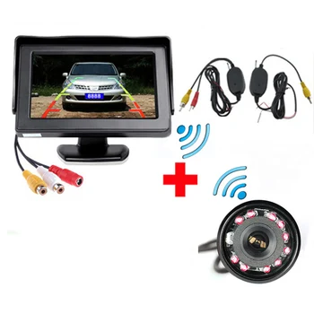 2.4Ghz Wireless Parking Assistance Car Rear LCD TFT Color Video Monitor with Rearview Backup Reversing IR LED Camera
2.4Ghz Wireless Parking Assistance Car Rear LCD TFT Color Video Monitor with Rearview Backup Reversing IR LED Camera