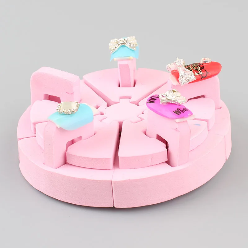 2017 Hot Sale Pink Sponge Full Cover Kids False Nail Metallic Salon Tools Short Tips Display Rack Practice Stand Holder
2017 Hot Sale Pink Sponge Full Cover Kids False Nail Metallic Salon Tools Short Tips Display Rack Practice Stand Holder