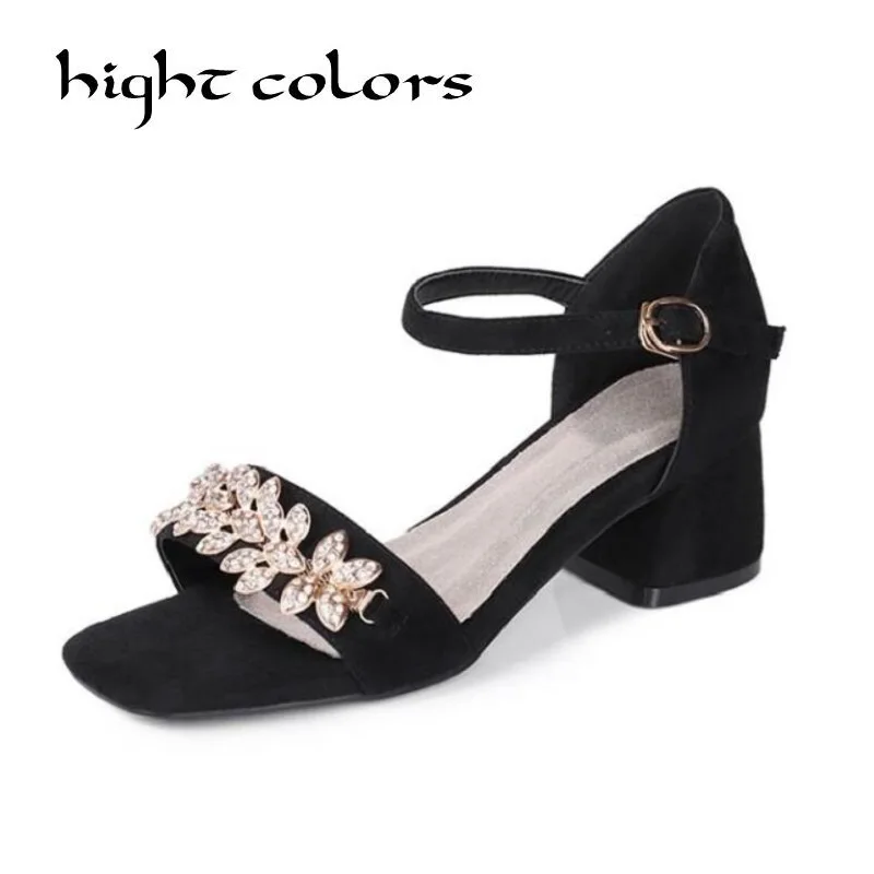 2018 Ankle Strap Heels Women Sandals Summer Rhinestone Roman Shoes Women Open Toe Chunky High Heels OL Dress Shoes Big Size 42 
2018 Ankle Strap Heels Women Sandals Summer Rhinestone Roman Shoes Women Open Toe Chunky High Heels OL Dress Shoes Big Size 42