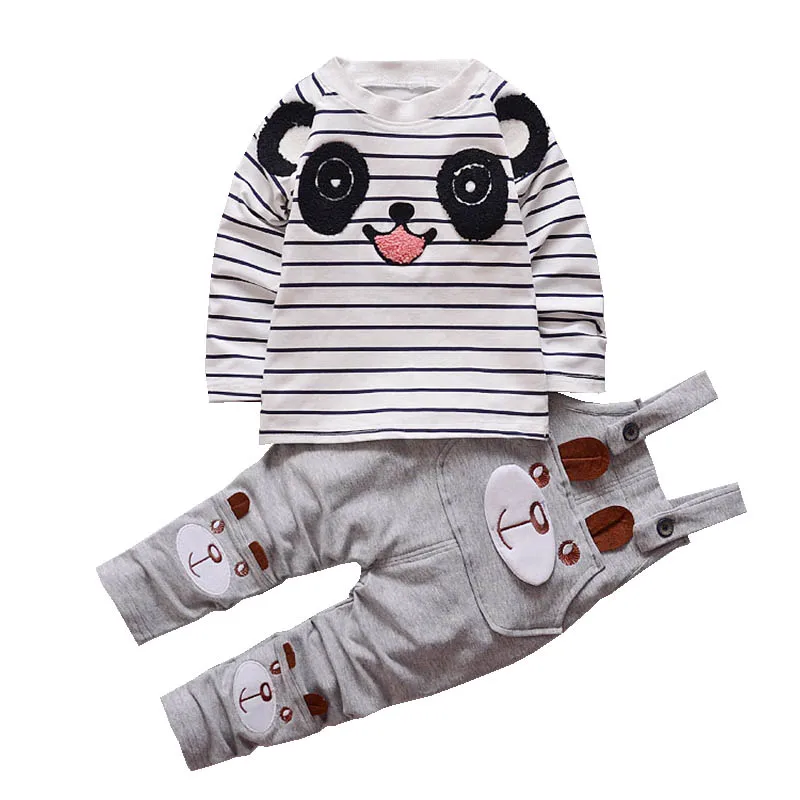 Kids Girls Baby Autumn Clothes Set 2pcs Suit Cute Cartoon Animal Striped Tshirts+Bib Pants Fashion Boys Girls Fashion Tracksuit
Kids Girls Baby Autumn Clothes Set 2pcs Suit Cute Cartoon Animal Striped Tshirts+Bib Pants Fashion Boys Girls Fashion Tracksuit