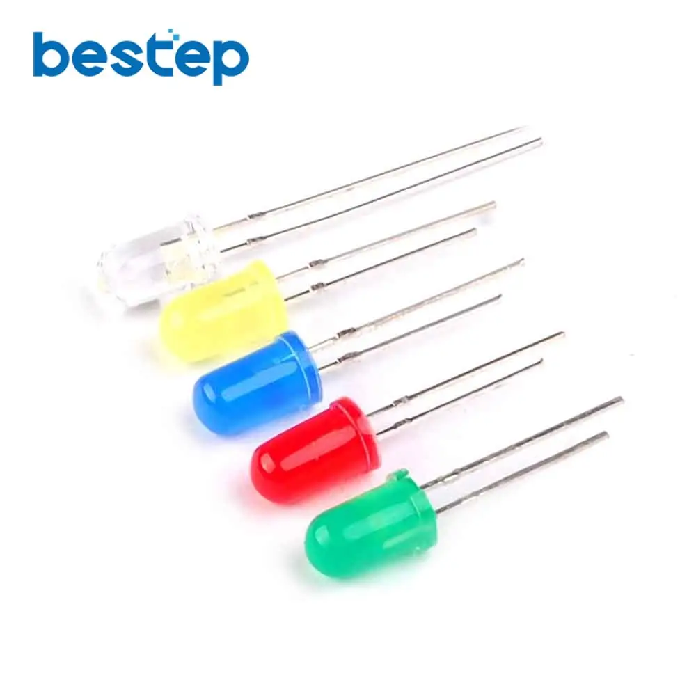 5Type*10PCS=50PCS 5MM LED Red White Green Blue Yellow LED Package Light Emitting Diode Package
5Type*10PCS=50PCS 5MM LED Red White Green Blue Yellow LED Package Light Emitting Diode Package