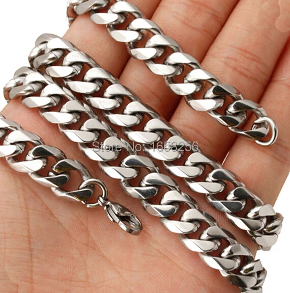 2015 Wholesale 8mm 22'' High Polished Lobster clasp Curb Link Chain Necklace Stainless Steel Jewelry Men's Necklace
2015 Wholesale 8mm 22'' High Polished Lobster clasp Curb Link Chain Necklace Stainless Steel Jewelry Men's Necklace