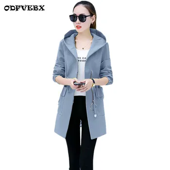 Fashion Spring Autumn Women Outwear New Korean Casual Trench Coat Wild Long-sleeved Medium Long Women Autumn Windbreaker CoatTop
Fashion Spring Autumn Women Outwear New Korean Casual Trench Coat Wild Long-sleeved Medium Long Women Autumn Windbreaker CoatTop