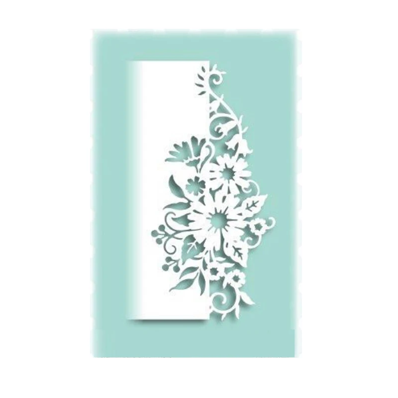 Flowers Frame Metal Cutting Die Scrapbooking Embossing Stencil Card Die For DIY Invitation Album Book Decoration 16x7.8cm
Flowers Frame Metal Cutting Die Scrapbooking Embossing Stencil Card Die For DIY Invitation Album Book Decoration 16x7.8cm