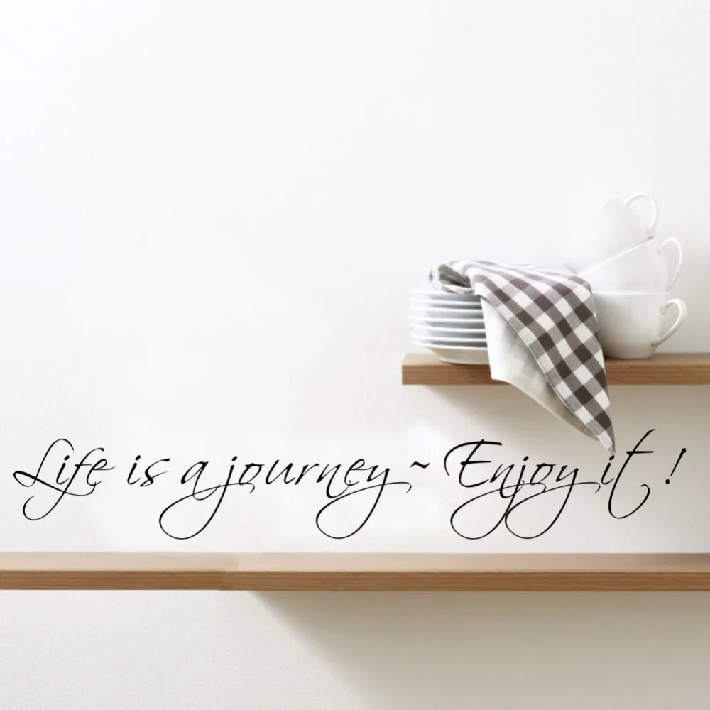 Life is a Journey Enjoy It Inspirational Motivational Quote Wall Decal Sticker Decorative Vinyl Lettering Home Decoration
Life is a Journey Enjoy It Inspirational Motivational Quote Wall Decal Sticker Decorative Vinyl Lettering Home Decoration
