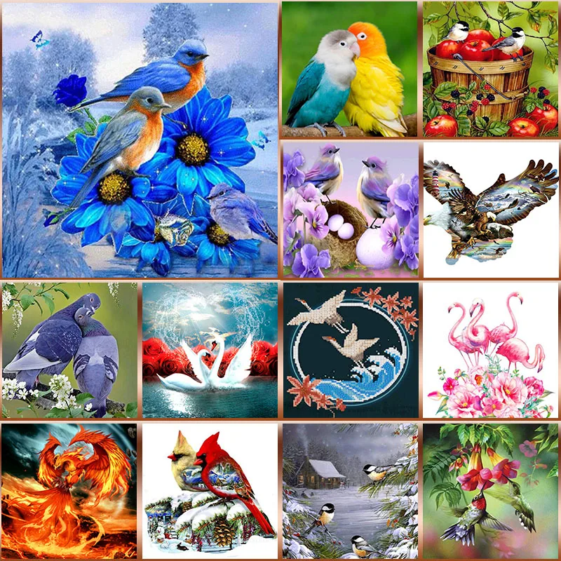 5D DIY Diamond Painting Animal Parrot Flower Bird Animal Diamond Embroidery Household Decoration Christmasgift
5D DIY Diamond Painting Animal Parrot Flower Bird Animal Diamond Embroidery Household Decoration Christmasgift