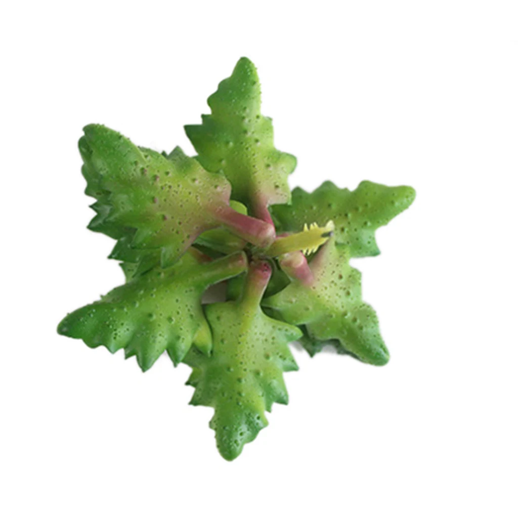 Lifelike Sedum Artificial Succulent Bunch Fruit Big Leaf Plants Decor Green Lifelike Sedum Artificial Succulent Bunch Fruit Big Leaf Plants Decor Green