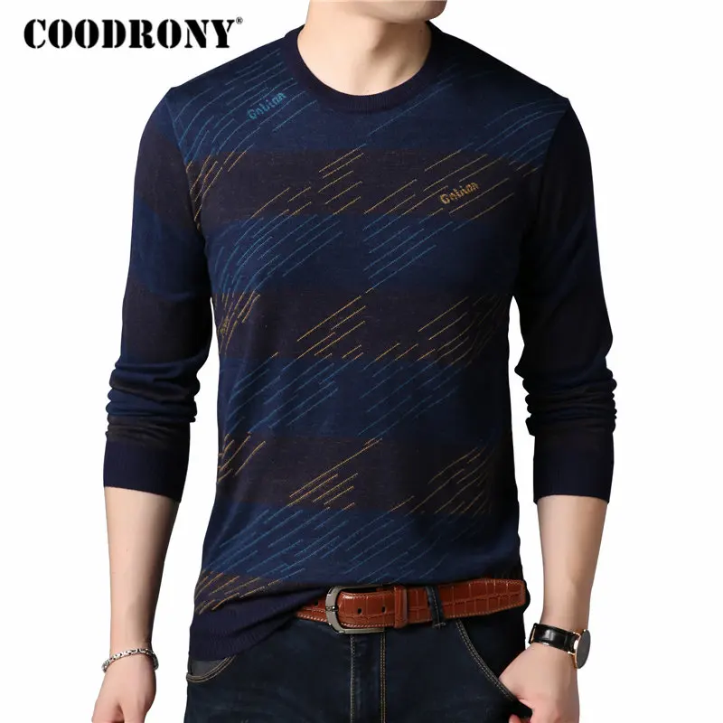 COODRONY Sweater Men Casual Striped O-Neck Pullover Men Clothes 2018 Autumn New Arrival Pull Homme Plus Size Shirt Sweaters 8147
COODRONY Sweater Men Casual Striped O-Neck Pullover Men Clothes 2018 Autumn New Arrival Pull Homme Plus Size Shirt Sweaters 8147