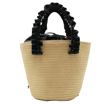 Summer New Lace Straw Beach Bag Handmade Woven Tote Women Travel Handbags Luxury Designer Shopping Hand Bags
Summer New Lace Straw Beach Bag Handmade Woven Tote Women Travel Handbags Luxury Designer Shopping Hand Bags