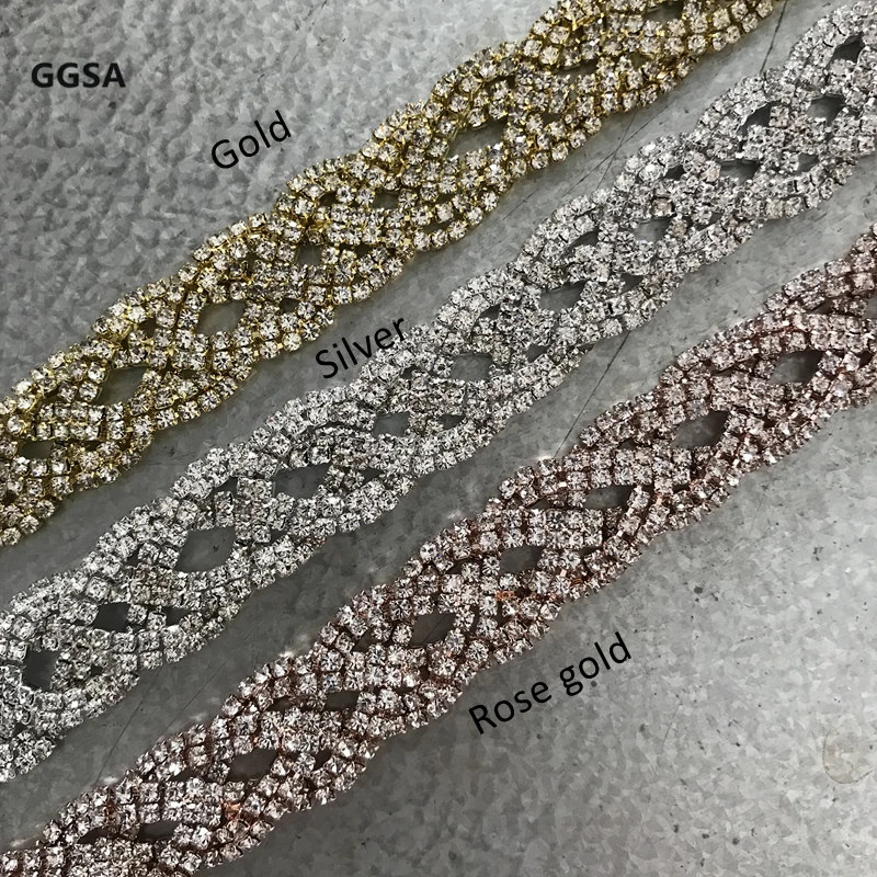 Silver Rose Gold Crystal Rhinestone Chain DIY Handmade Bridal Wedding Waist Belt Jewelry Costume Applique Bride Diamond Trim
Silver Rose Gold Crystal Rhinestone Chain DIY Handmade Bridal Wedding Waist Belt Jewelry Costume Applique Bride Diamond Trim