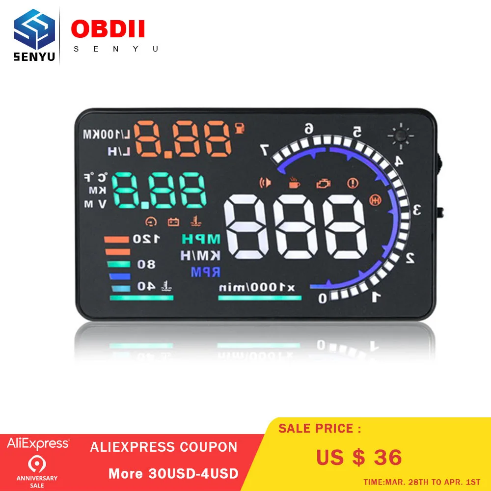 2018 Head Up Display HUD A8 5.5 inch Auto HUD Display HUD A8 OBD2 Interface Speed Alarm Multi-color Free Shipping
2018 Head Up Display HUD A8 5.5 inch Auto HUD Display HUD A8 OBD2 Interface Speed Alarm Multi-color Free Shipping