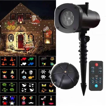 12 Slides Laser Projector Light Christmas Halloween Holiday Outdoors Decoration Lamp Garden Landscape Laser Stage Lawn Light
12 Slides Laser Projector Light Christmas Halloween Holiday Outdoors Decoration Lamp Garden Landscape Laser Stage Lawn Light