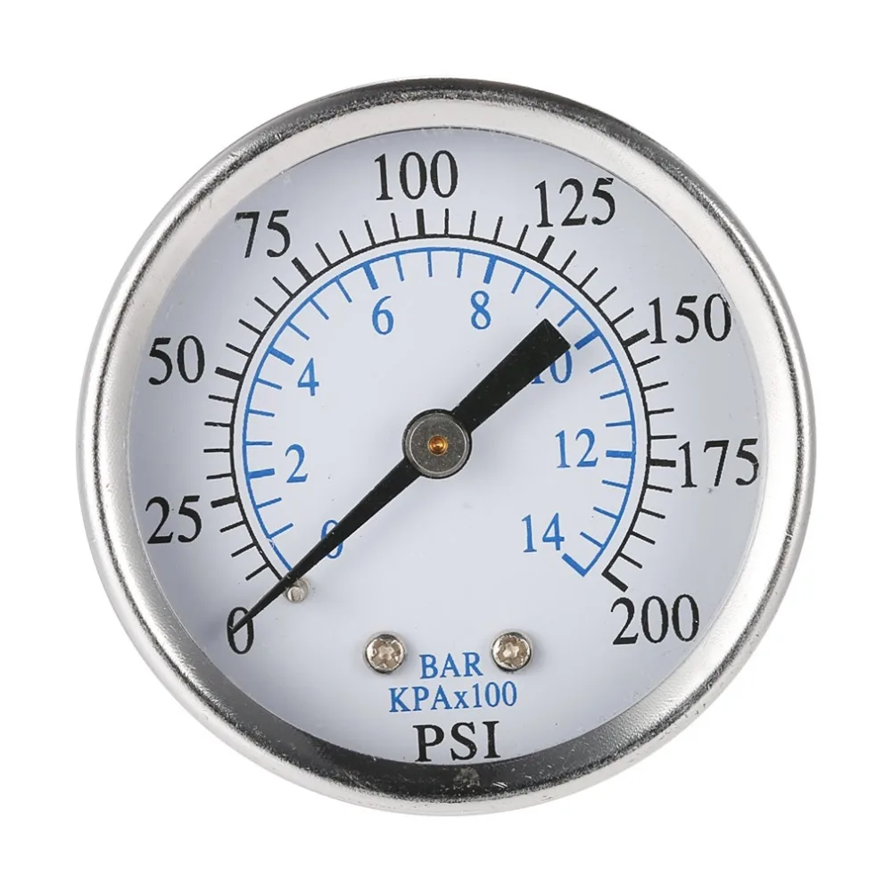 2018 New Universal Pressure Gauge Air Compressor Hydraulic Manometer 0-200 Psi 0-14 Bar Back Mnt 1/4 Inch NPT Measure Tester
2018 New Universal Pressure Gauge Air Compressor Hydraulic Manometer 0-200 Psi 0-14 Bar Back Mnt 1/4 Inch NPT Measure Tester