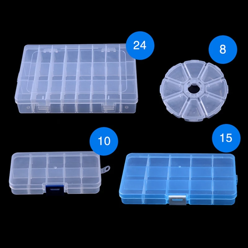 15 Slots Plastic Fishing Lure Hook Tackle Box Adjustable Portable Storage Case Tackle Multifunctional Organizer Fishing Boxes
15 Slots Plastic Fishing Lure Hook Tackle Box Adjustable Portable Storage Case Tackle Multifunctional Organizer Fishing Boxes