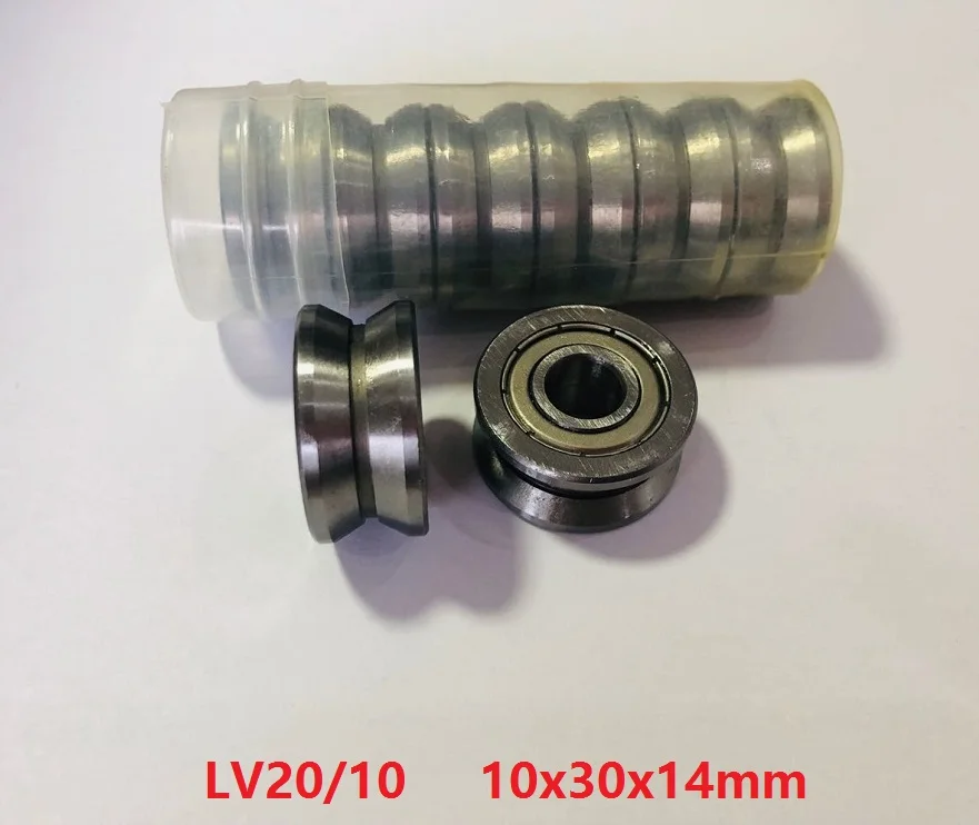 50pcs/lot LV20/10 10x30x14 mm V groove roller bearing roller wheel pulley bearing guide track 10*30*14mm
50pcs/lot LV20/10 10x30x14 mm V groove roller bearing roller wheel pulley bearing guide track 10*30*14mm