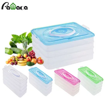 4-layer Refrigerator Storage Containers with Lids Dumplings Storage Box Fridge Food Storage Containers Kitchen Seal Crisper Case
4-layer Refrigerator Storage Containers with Lids Dumplings Storage Box Fridge Food Storage Containers Kitchen Seal Crisper Case