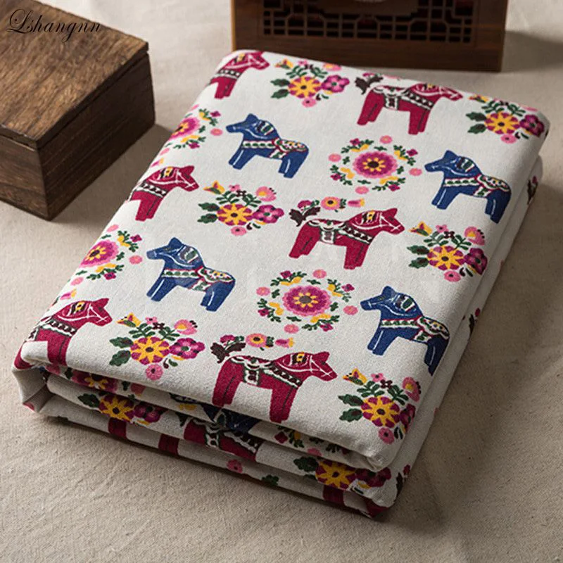 New 50x150cm Cartoon Pony Cotton Linen Fabric Burlap for Sewing Textile Quilting Diy for pillow curtain Purse tablecloth curt
New 50x150cm Cartoon Pony Cotton Linen Fabric Burlap for Sewing Textile Quilting Diy for pillow curtain Purse tablecloth curt