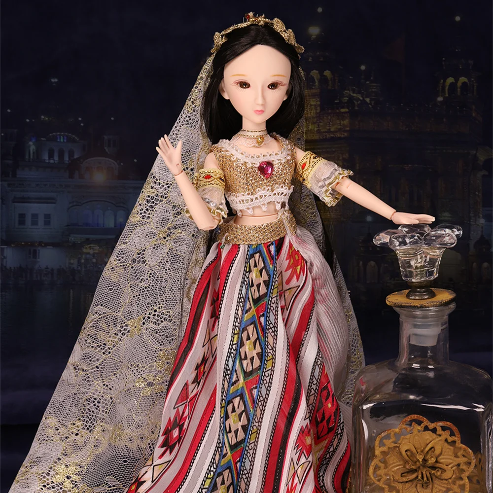 New national costumes India xiaojing doll girl joint body bjd including clothes shoes and box 25cm fress shipping gift
New national costumes India xiaojing doll girl joint body bjd including clothes shoes and box 25cm fress shipping gift