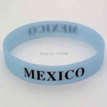 100pcs glow in the dark Mexico wristband silicone bracelets free shipping by FEDEX
100pcs glow in the dark Mexico wristband silicone bracelets free shipping by FEDEX