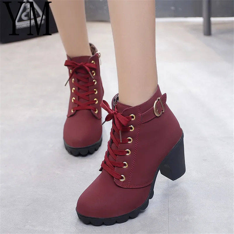 Hot 4Colour Winter Casual Women Pumps Warm Ankle Boots Waterproof high heels Women Snow Martin Boots Shoes Women Botas Plus35-41
Hot 4Colour Winter Casual Women Pumps Warm Ankle Boots Waterproof high heels Women Snow Martin Boots Shoes Women Botas Plus35-41
