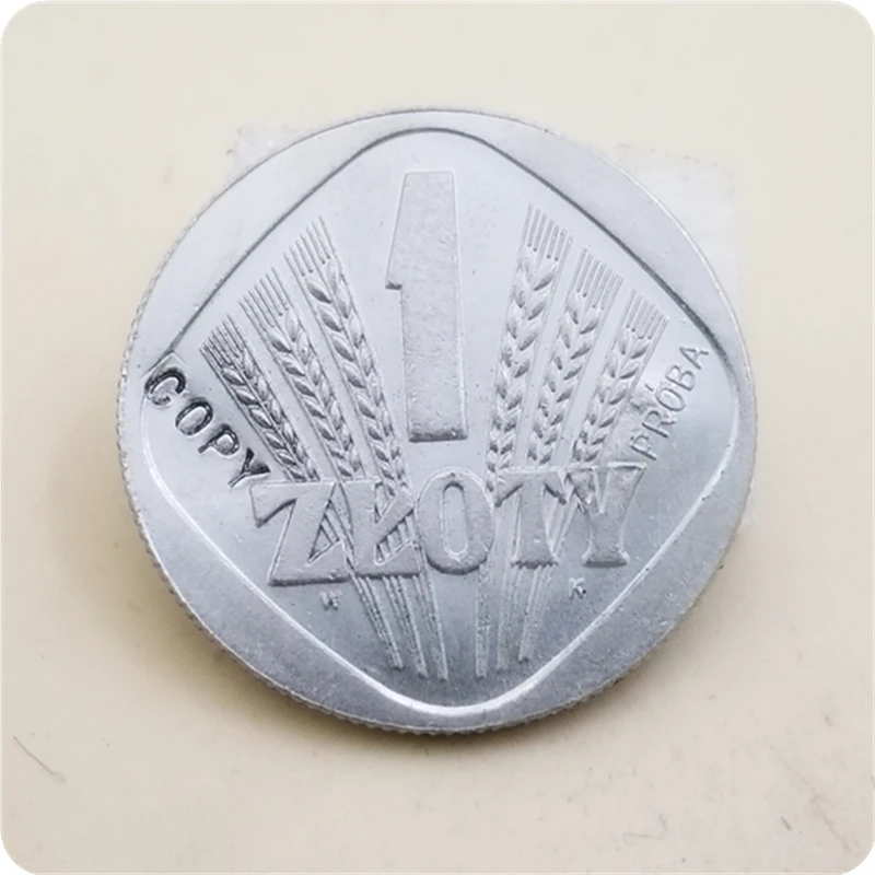 1958 Poland 1 Zloty Pattern copy coins commemorative coins-replica coins medal coins collectibles badge
1958 Poland 1 Zloty Pattern copy coins commemorative coins-replica coins medal coins collectibles badge