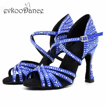 Blue / Black With Rhinestone Size US 4-12 Zapatos De Baile Latin 9-9.5cm heel Dancing Shoes For Women Professional NL270
Blue / Black With Rhinestone Size US 4-12 Zapatos De Baile Latin 9-9.5cm heel Dancing Shoes For Women Professional NL270