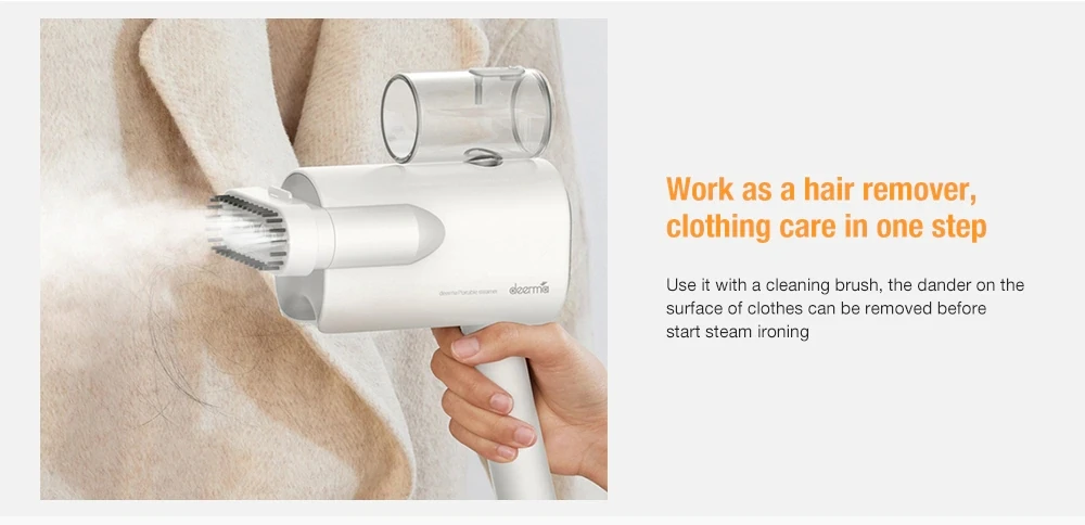 Newest Xiaomi deerma Handheld Hanging Machine Household Steam Iron Portable Small Ironing Machine Clothes Portable travel Iron (9)