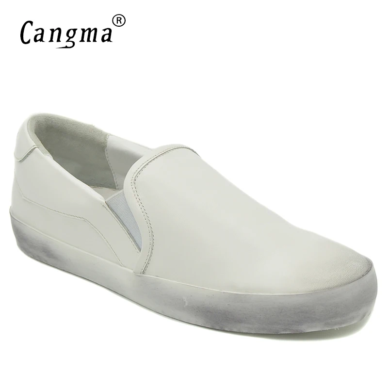 CANGMA Luxury Brand Designer Casual Shoes Mans Genuine Leather Sneakers Men Loafer Slip On Leisure Sneaker Male
CANGMA Luxury Brand Designer Casual Shoes Mans Genuine Leather Sneakers Men Loafer Slip On Leisure Sneaker Male