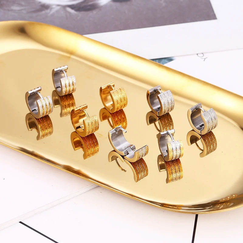 HOCOLE 2019 Punk Stainless Stell Hoop Piercing Round Earrings For Women Men Gold Silver Color Stud Earring Jewelry Brincos
HOCOLE 2019 Punk Stainless Stell Hoop Piercing Round Earrings For Women Men Gold Silver Color Stud Earring Jewelry Brincos