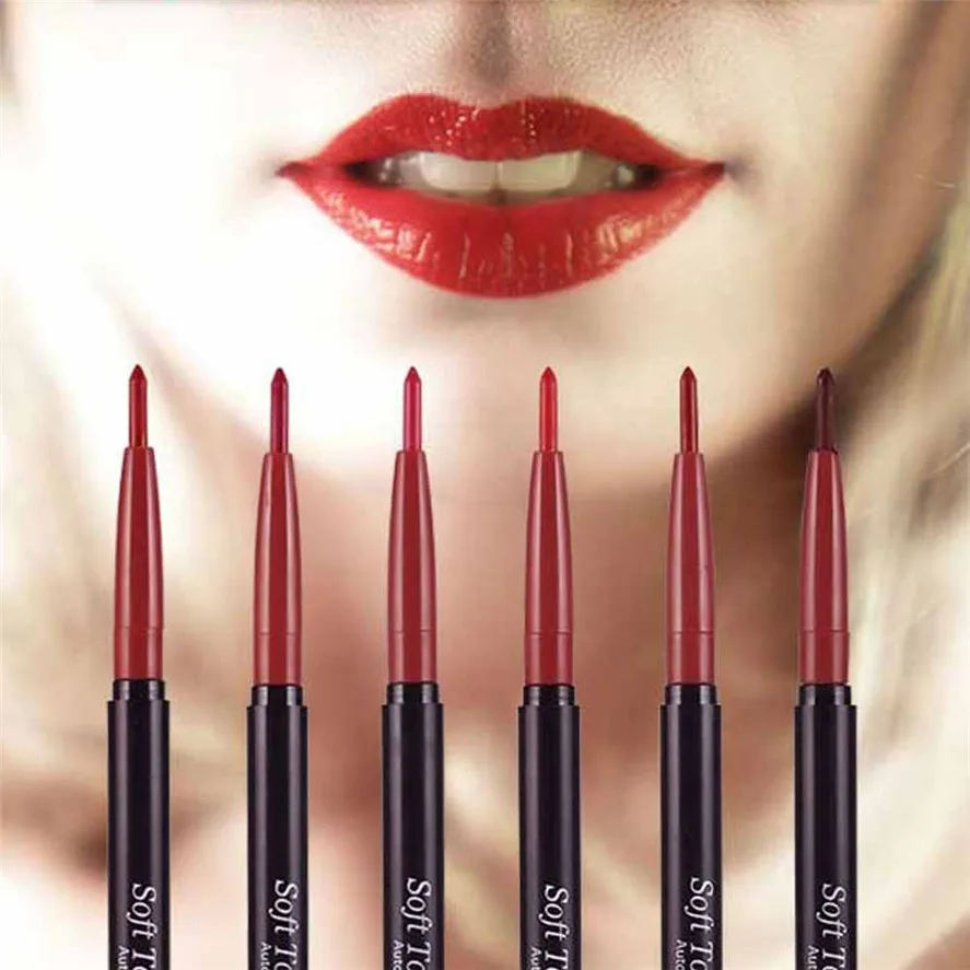 6 types Lip Liner Pencil 1PC New Pro Automatic Swirl Lip Liner Waterproof Lasting Without Bleaching Lip Pen Makeup Tool Pretty
6 types Lip Liner Pencil 1PC New Pro Automatic Swirl Lip Liner Waterproof Lasting Without Bleaching Lip Pen Makeup Tool Pretty