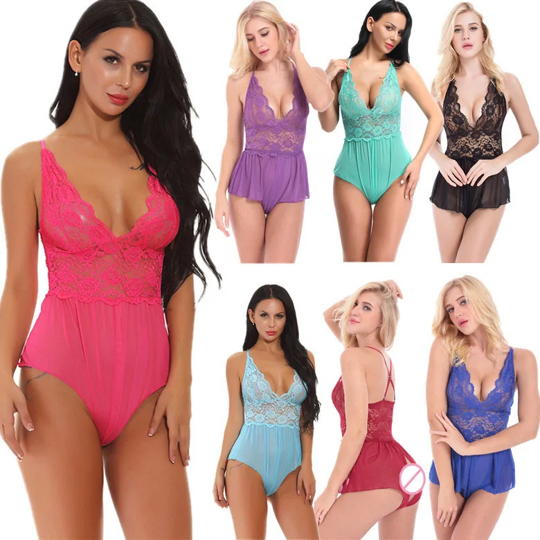 7colors Women's Sexy Lace Floral Lingerie Bodysuits Nightwear Underwear Deep V Neck Babydoll Catsuit Lingerie Hot Erotic M-4XL
7colors Women's Sexy Lace Floral Lingerie Bodysuits Nightwear Underwear Deep V Neck Babydoll Catsuit Lingerie Hot Erotic M-4XL