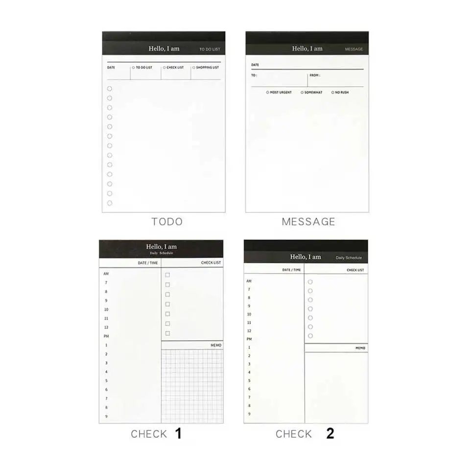 Practical Agenda Memo Pads Self Adhesive Daily Planner Office Desk Check To Do List Notepad School Office Stationery 50 pags
Practical Agenda Memo Pads Self Adhesive Daily Planner Office Desk Check To Do List Notepad School Office Stationery 50 pags