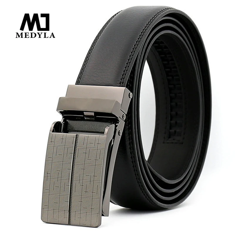 

MEDYLA New Arrival 3.0 Width Belt for Men Brand Designed 110-130CM Long Belt Automatic Buckle Waistband Ceinture Cinto Masculino