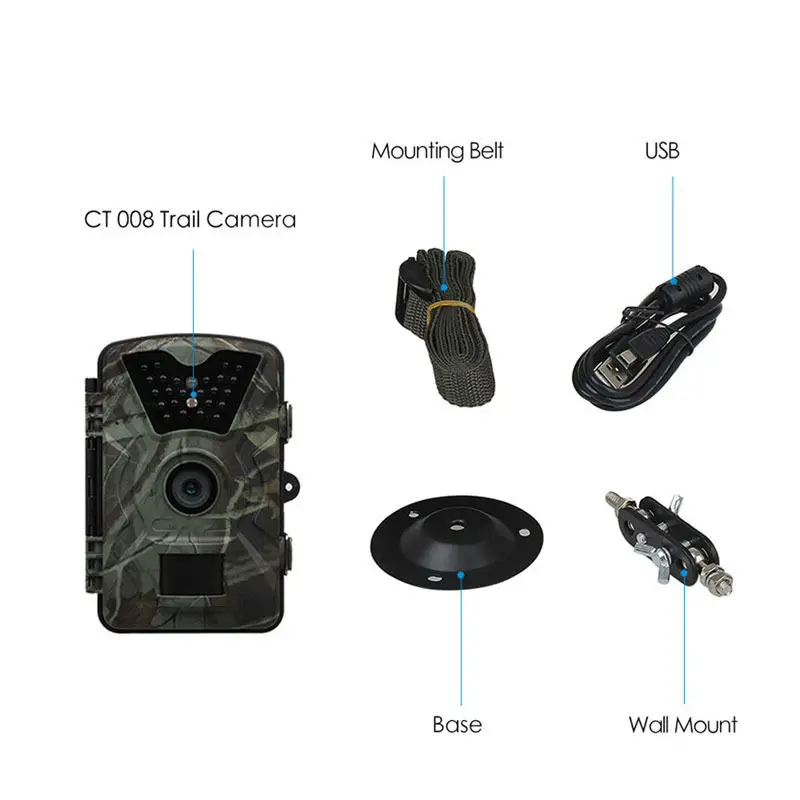 PDDHKK 12MP Outdoor Trail Camera 1080P Hunting Camera Photo Trap with 24pcs 850nm IR LEDs Night Vision 90 Degree Angle IP65
PDDHKK 12MP Outdoor Trail Camera 1080P Hunting Camera Photo Trap with 24pcs 850nm IR LEDs Night Vision 90 Degree Angle IP65