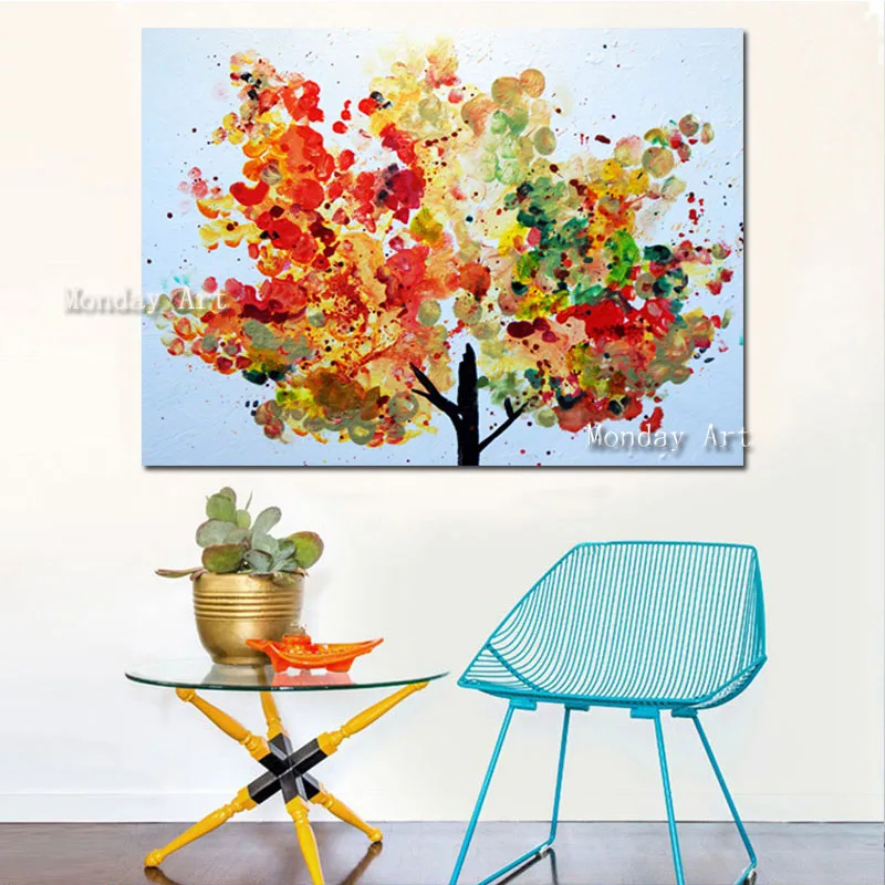 Large size 100% Handpainted Flower Tree Abstract Modern Oil Painting On Canvas Wall Art Wall Picture Home Decor For Living Room
Large size 100% Handpainted Flower Tree Abstract Modern Oil Painting On Canvas Wall Art Wall Picture Home Decor For Living Room