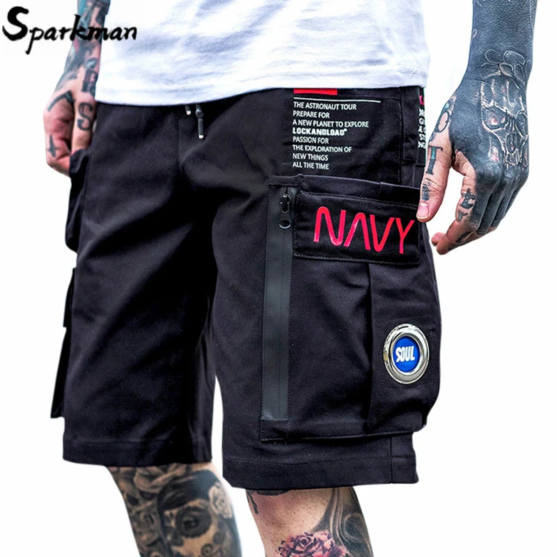 Men Hip Hop Short Joggers Streetwear 2019 Harajuku Cargo Shorts Zipper Pockets Summer Black Tatical Military Baggy Short Hipster
Men Hip Hop Short Joggers Streetwear 2019 Harajuku Cargo Shorts Zipper Pockets Summer Black Tatical Military Baggy Short Hipster