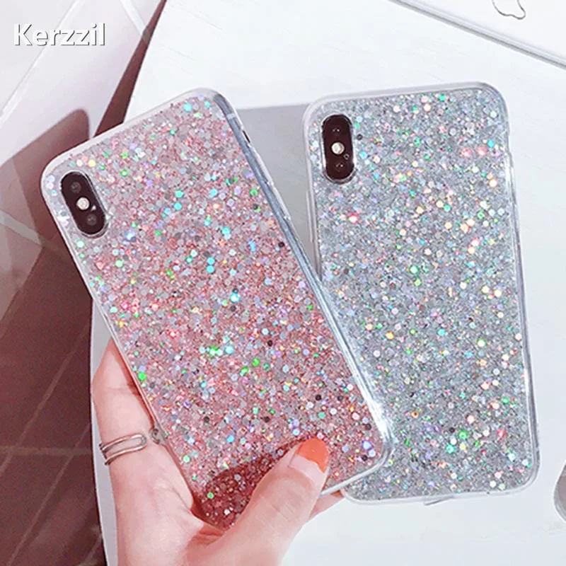 Kerzzil Candy Shining Powder Sequins Case For iPhone 8 7 6 6S Plus Soft Silicone Glitter Back Cover For iPhone X XR XS MAX 5S SE
Kerzzil Candy Shining Powder Sequins Case For iPhone 8 7 6 6S Plus Soft Silicone Glitter Back Cover For iPhone X XR XS MAX 5S SE