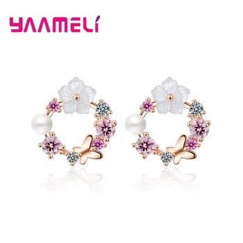 Elegant Flower Hoop Earrings Bijoux Sweety Colourful Petal 925 Silver Ear Circle Big Earrings Charm Brinco For Women
Elegant Flower Hoop Earrings Bijoux Sweety Colourful Petal 925 Silver Ear Circle Big Earrings Charm Brinco For Women