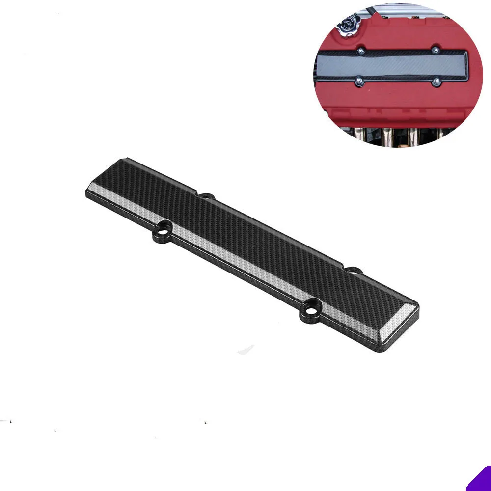 For HONDA B18 B16 B SERIES VTEC ABS CARBON FIBER LOOK VALVE COVER SPARK PLUG INSERT Car styling Accessories Stickers
For HONDA B18 B16 B SERIES VTEC ABS CARBON FIBER LOOK VALVE COVER SPARK PLUG INSERT Car styling Accessories Stickers