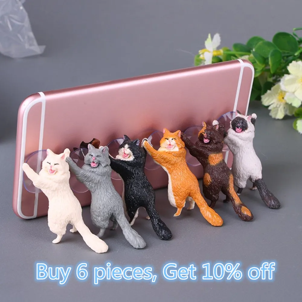 Phone Holder Cute Cat Support Resin Mobile Phone Holder Stand Sucker Tablets Desk Sucker Design high quality Smartphone Holder
Phone Holder Cute Cat Support Resin Mobile Phone Holder Stand Sucker Tablets Desk Sucker Design high quality Smartphone Holder
