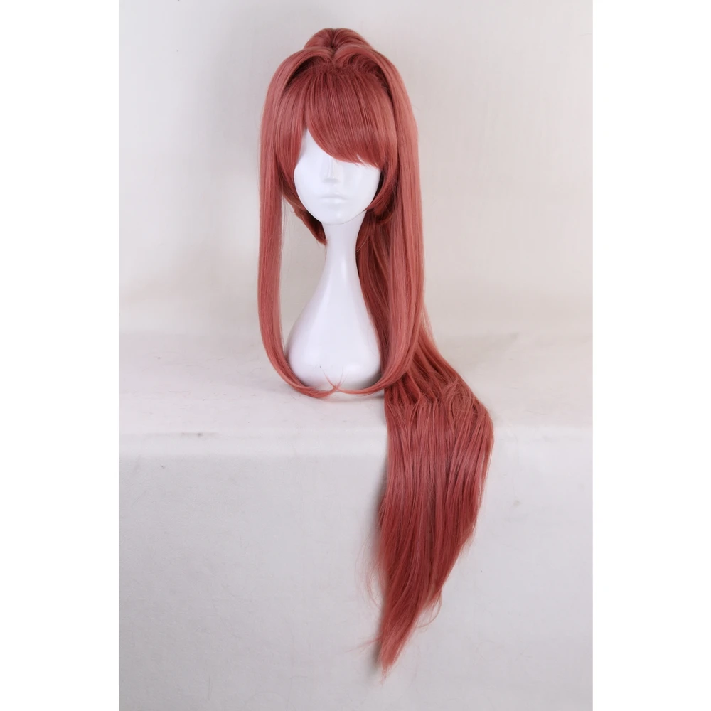 Top Quality Doki Doki Literature Club Monika Wigs DDLC 100cm Heat Resistant Synthetic Hair Perucas Long Cosplay Wig + Wig Cap
Top Quality Doki Doki Literature Club Monika Wigs DDLC 100cm Heat Resistant Synthetic Hair Perucas Long Cosplay Wig + Wig Cap
