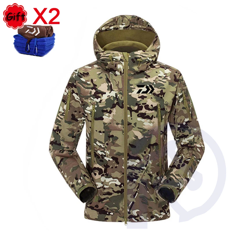 Spring Outdoor Fishing Clothing Camouflage Jacket Pant Outdoor Sports Men Keep Warm Sunproof Fishing Climbing Clothes Free Gift
Spring Outdoor Fishing Clothing Camouflage Jacket Pant Outdoor Sports Men Keep Warm Sunproof Fishing Climbing Clothes Free Gift