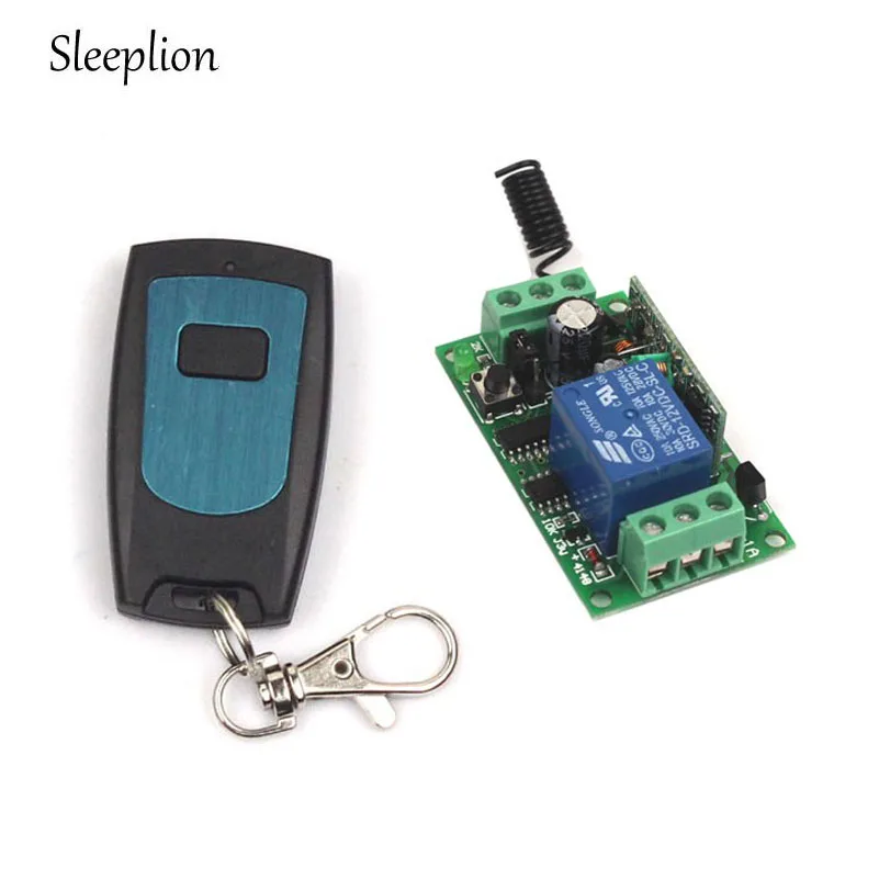 Sleeplion 12V 10A 1CH Channel Wireless RF Waterproof Remote Control Relay Switch Transceiver+Receiver
Sleeplion 12V 10A 1CH Channel Wireless RF Waterproof Remote Control Relay Switch Transceiver+Receiver