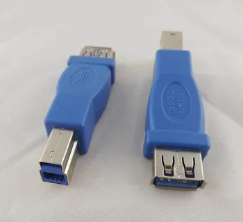 10Pcs USB 3.0 A Female To B Male F/M Printer Data Converter Adapter Connector Blue
10Pcs USB 3.0 A Female To B Male F/M Printer Data Converter Adapter Connector Blue