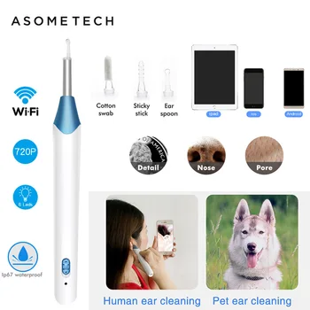 720P HD Wireless Ear Endoscope 5.5mm Visual Ear Cleaning Endoscope Camera For iPhone Android Smart Earwax Remover Ear Cleaner
720P HD Wireless Ear Endoscope 5.5mm Visual Ear Cleaning Endoscope Camera For iPhone Android Smart Earwax Remover Ear Cleaner