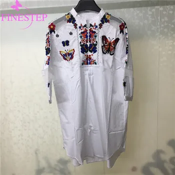 White Print Cotton Dress O-Neck For Women High Quality Fashion Dress A-Line Knee-Length Dress women
White Print Cotton Dress O-Neck For Women High Quality Fashion Dress A-Line Knee-Length Dress women