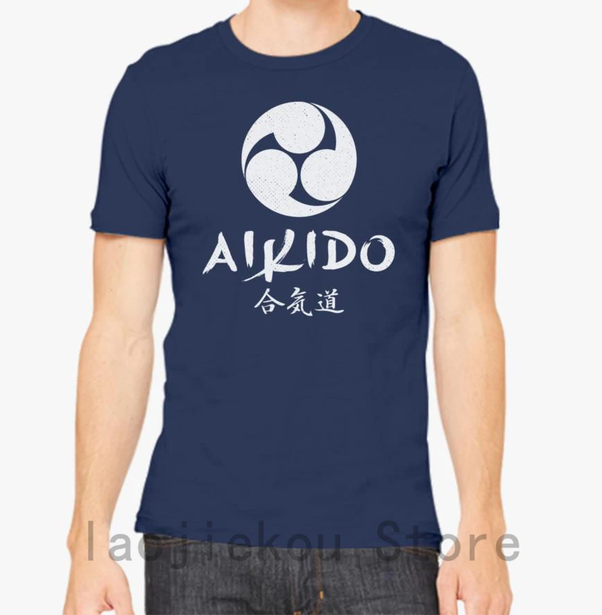Aikido Mitsudomoe Symbol T shirt men tshirt women tops tee 100% cotton funny print O-neck Short Sleeve t-shirt
Aikido Mitsudomoe Symbol T shirt men tshirt women tops tee 100% cotton funny print O-neck Short Sleeve t-shirt