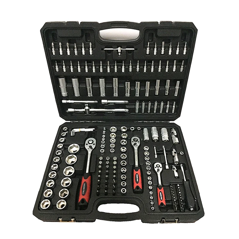 172pcs Socket Wrench Tool Set Auto Repair Mixed Tool Combination Ratchet Torque Wrench Tools Kit Auto Repairing Tool Sets
172pcs Socket Wrench Tool Set Auto Repair Mixed Tool Combination Ratchet Torque Wrench Tools Kit Auto Repairing Tool Sets
